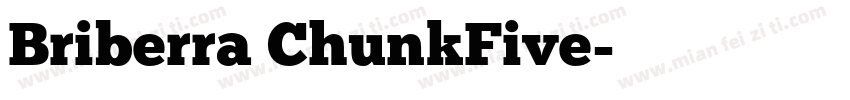 Briberra ChunkFive字体转换